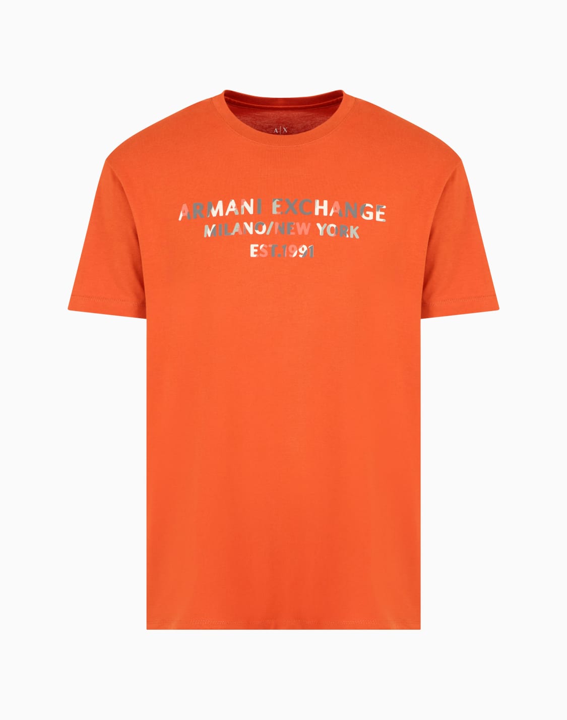 regular-fit-t-shirt-with-camouflage-logo-in-asv-cotton-orange--armani-exchange