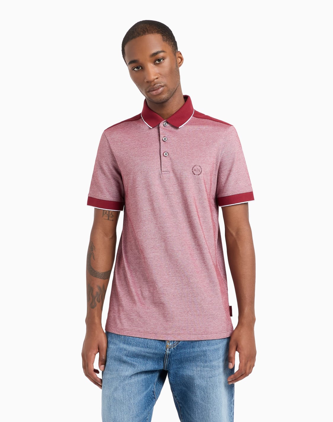 cotton-polo-with-contrasting-details-burgundy--armani-exchange