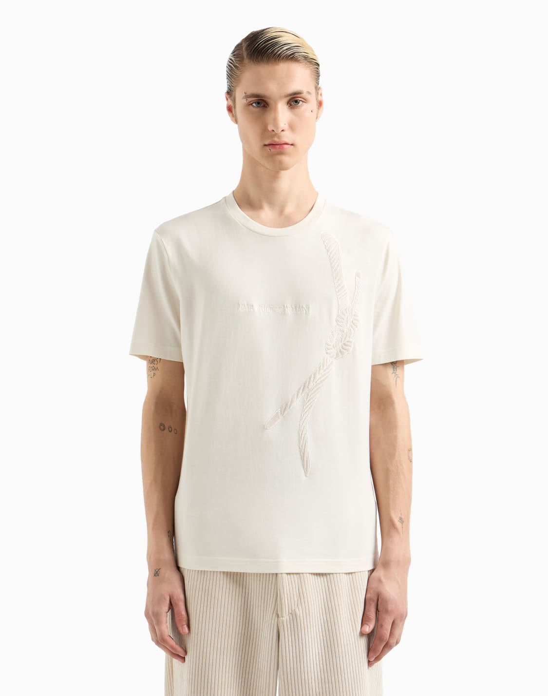t-shirt-en-jersey-avec-broderie-corde-et-logo-asv-blanc--emporio-armani
