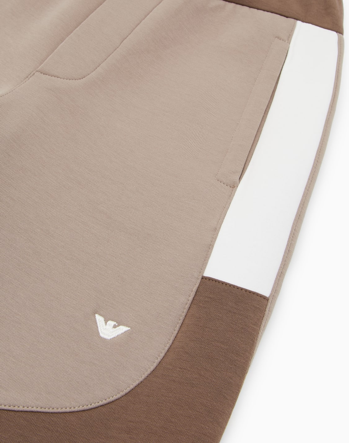 pantaloni-jogger-con-dettagli-color-block-in-double-jersey-asv-beige--emporio-armani