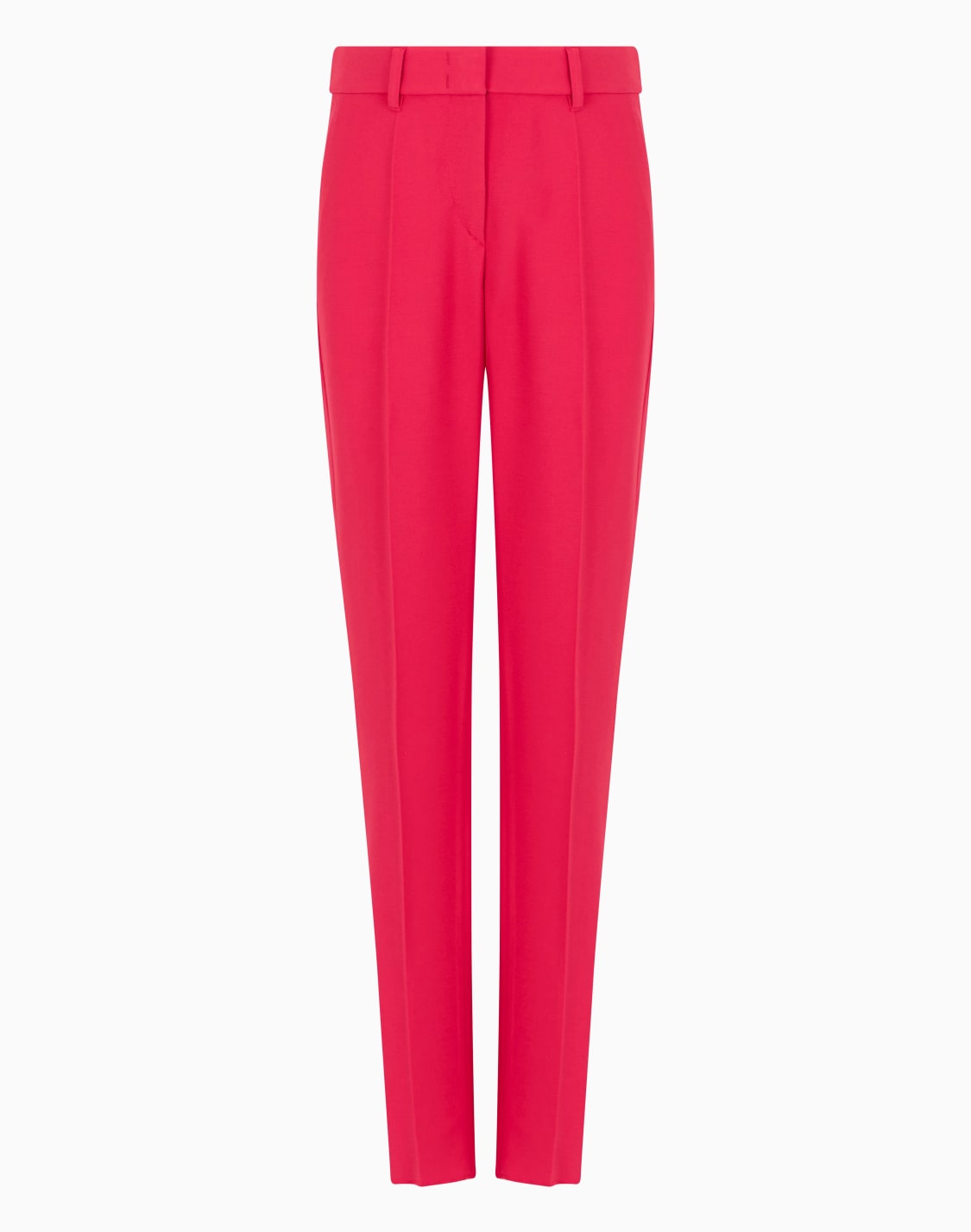 pantalones-con-trabillas-y-pliegue-en-crep-de-cady-fucsia--emporio-armani