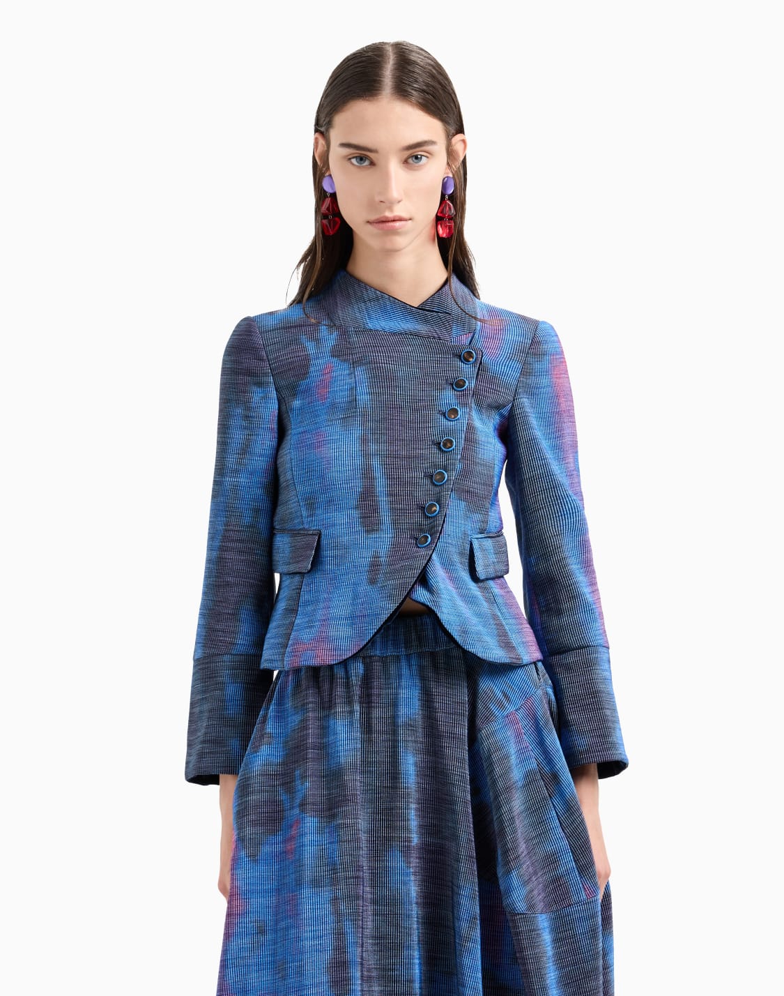 jacket-with-off-centre-fastening-in-a-gradient-print-cannet-fabric-patterned--emporio-armani