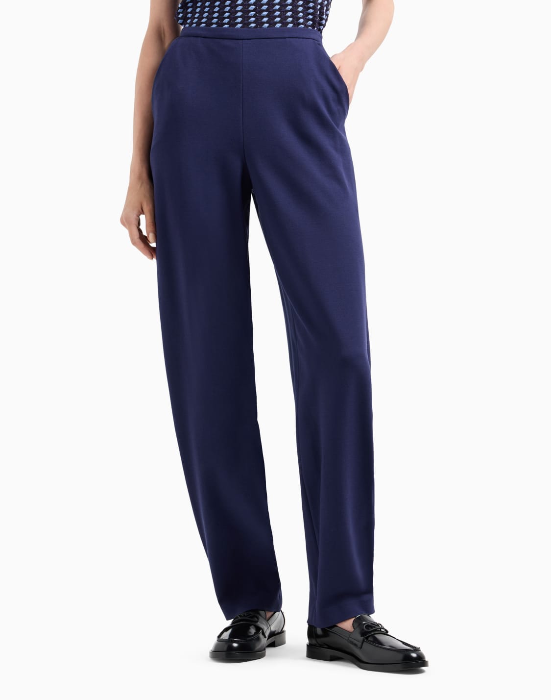 pantaloni-in-tessuto-punto-milano-stretch-con-piega-sul-fondo-blu--emporio-armani