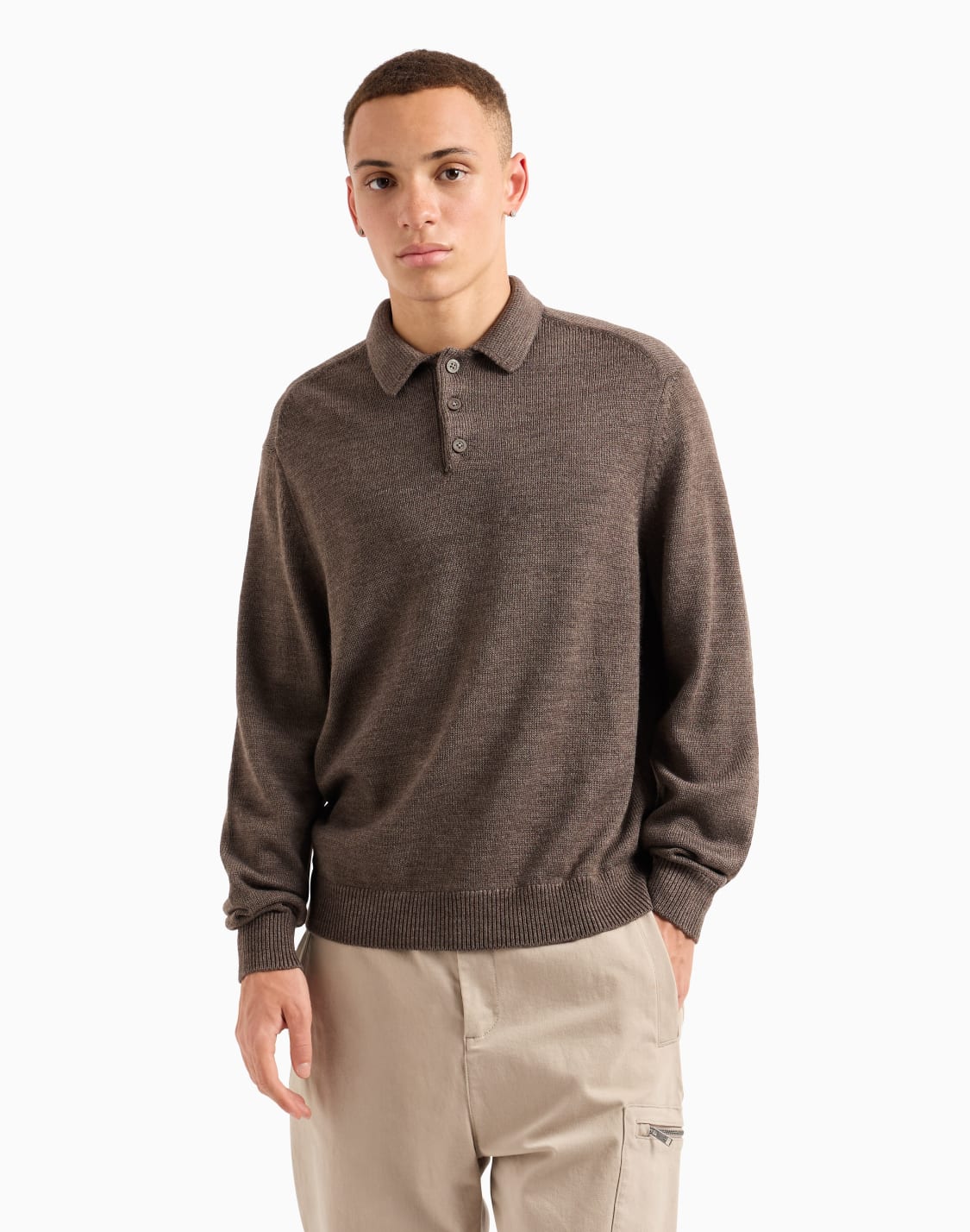-collared-wool-blend-sweater-brown--armani-exchange