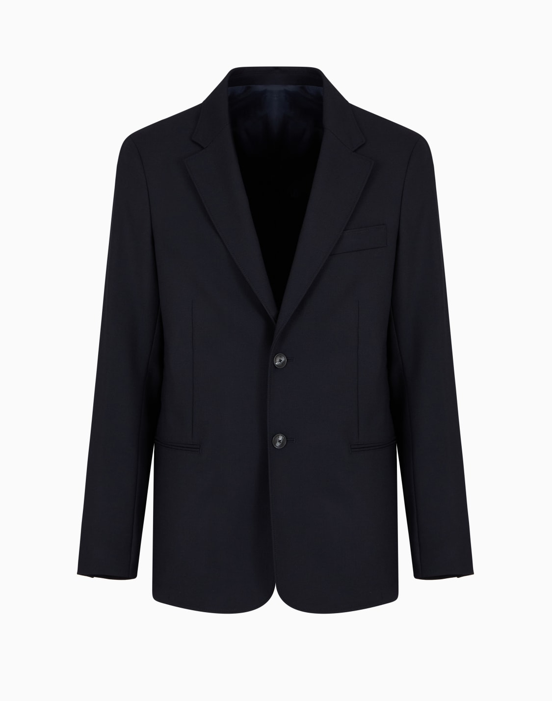 blazer-de-abotonadura-sencilla-en-mezcla-de-lana-virgen-azul-marino--emporio-armani
