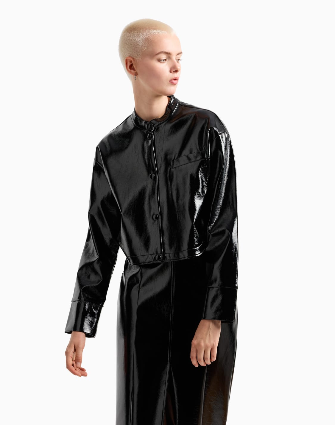 chaqueta-acolchada-de-charol-y-tejido-mate-negro--armani-exchange