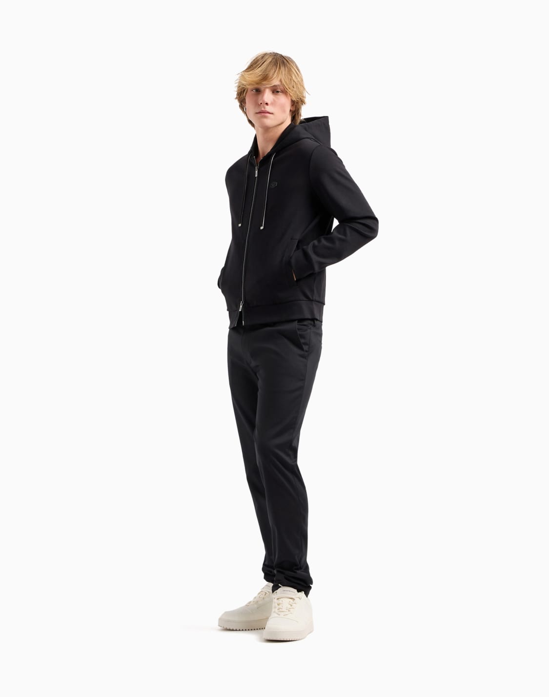 Emporio Armani Men's Zip Sweatshirt Blue