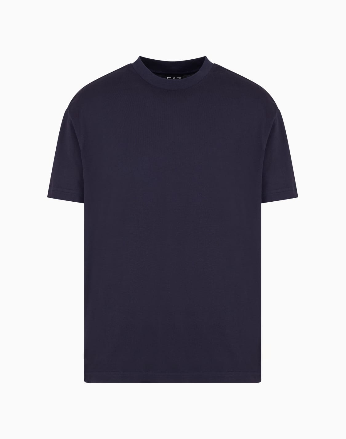 t-shirt-ras-du-cou-logo-series-unisexe-en-coton-biologique-asv-bleu--ea7