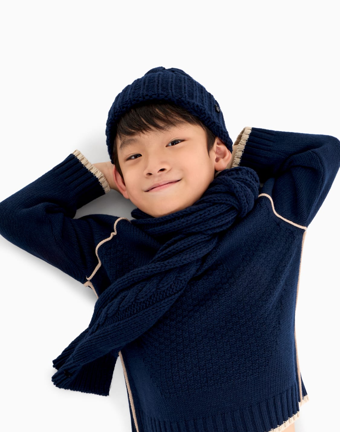 Kids armani jumper discount