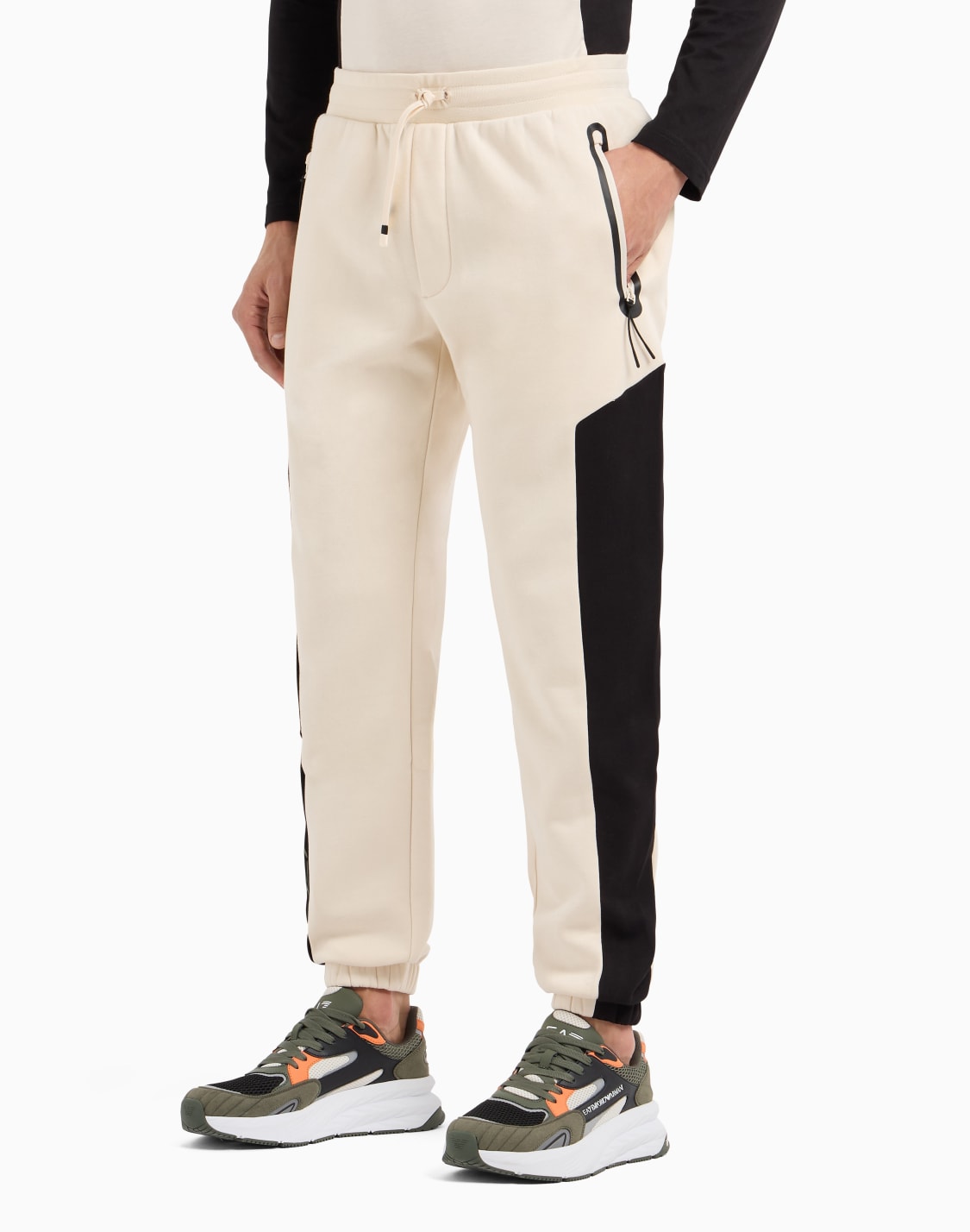 athletic-colour-block-cotton-blend-joggers-beige--ea7