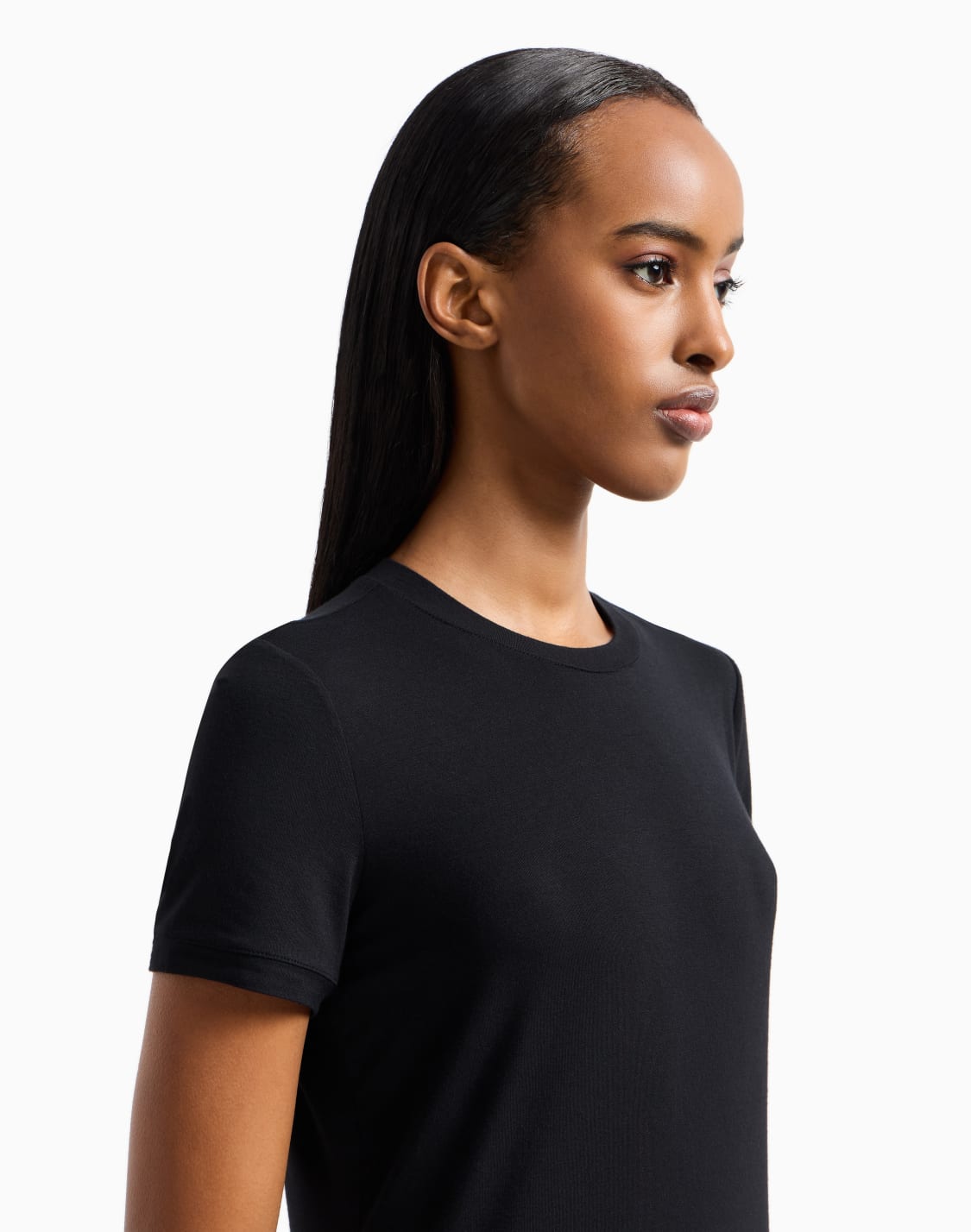 Tシャツ・カットソー Giorgio Armani Viscose T-Shirt Stretch viscose jersey T-shirt | Giorgio Armani