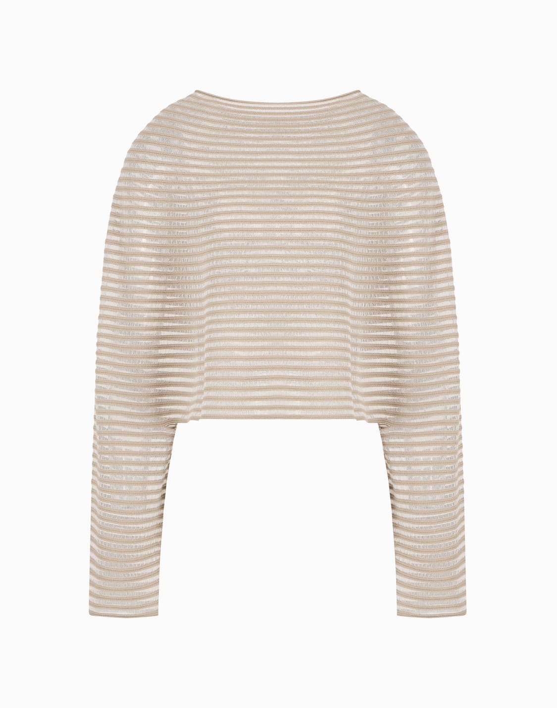 cape-effect-cropped-jumper-in-ottoman-fabric-beige--emporio-armani