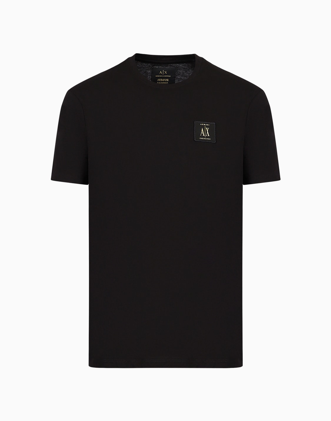 crewneck-short-sleeved-t-shirt-with-monogram-design-black--armani-exchange