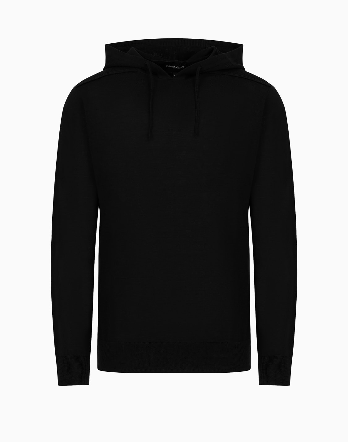 jersey-con-capucha-en-mezcla-de-lana-y-lyocell-asv-negro--emporio-armani