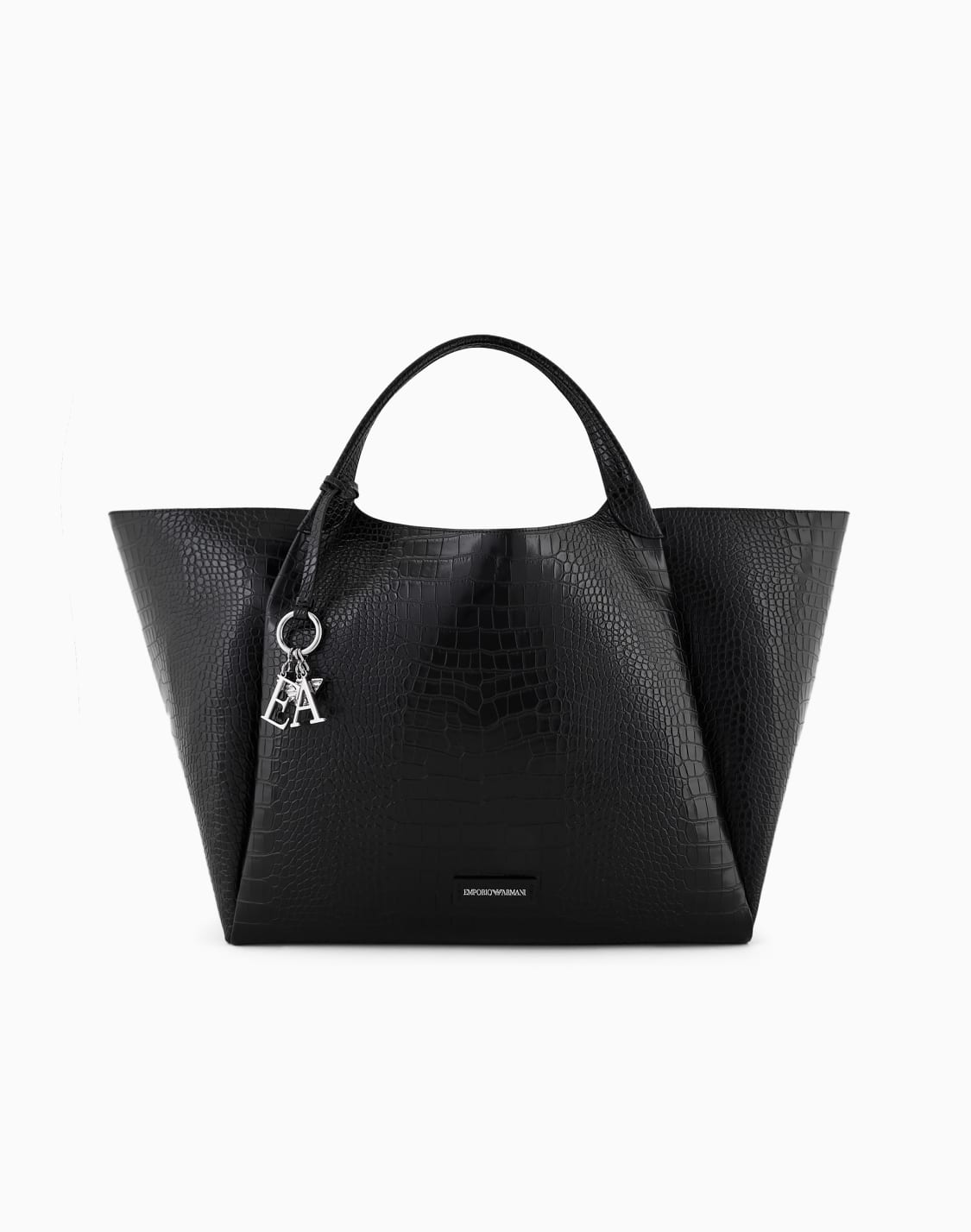 oversized-shopper-bag-with-mock-croc-finish-and-logo-charm-black--emporio-armani