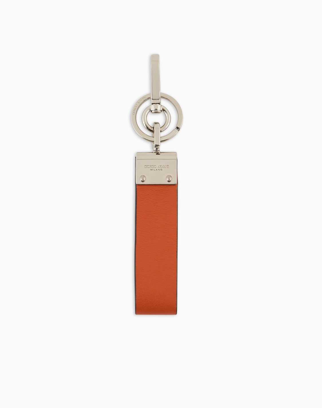 leather-keyring-orange--giorgio-armani
