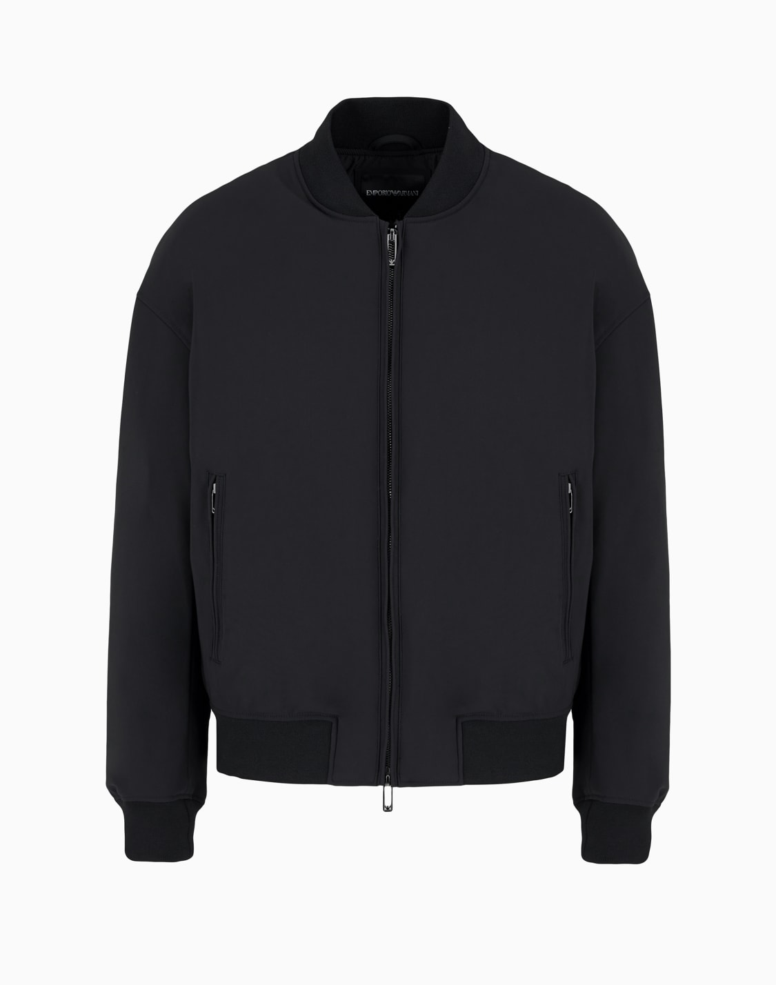 bomber-de-nailon-tcnico-elstico-con-cremallera-negro--emporio-armani