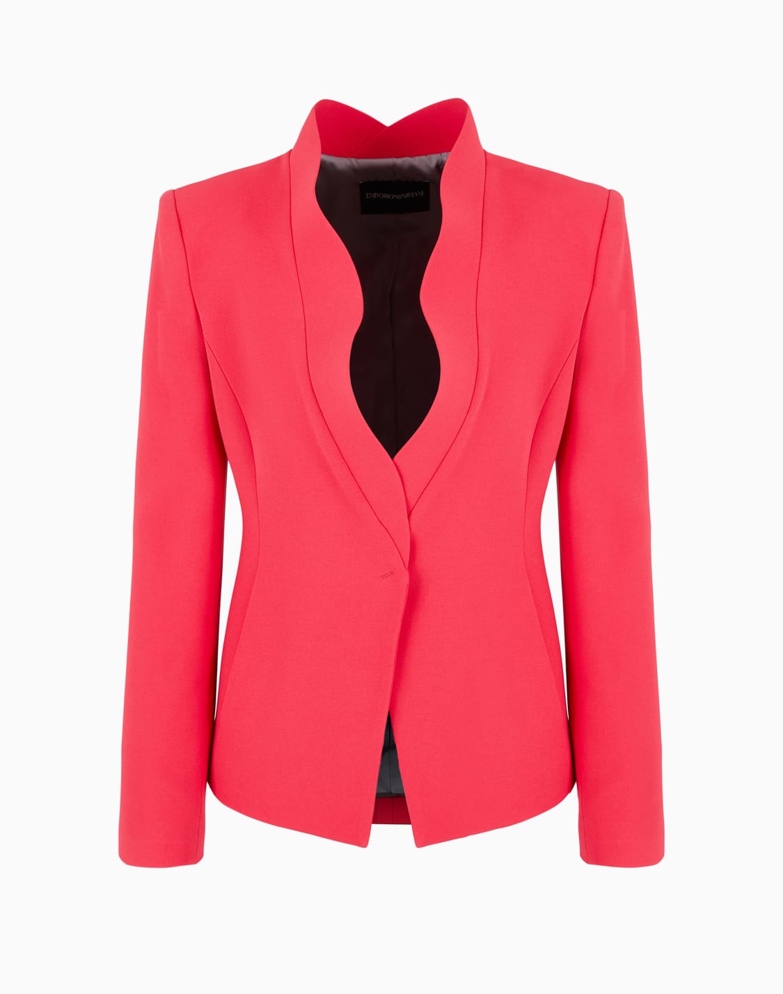 chaqueta-en-crep-de-cady-con-bordes-contorneados-efecto-volantes-rojo--emporio-armani