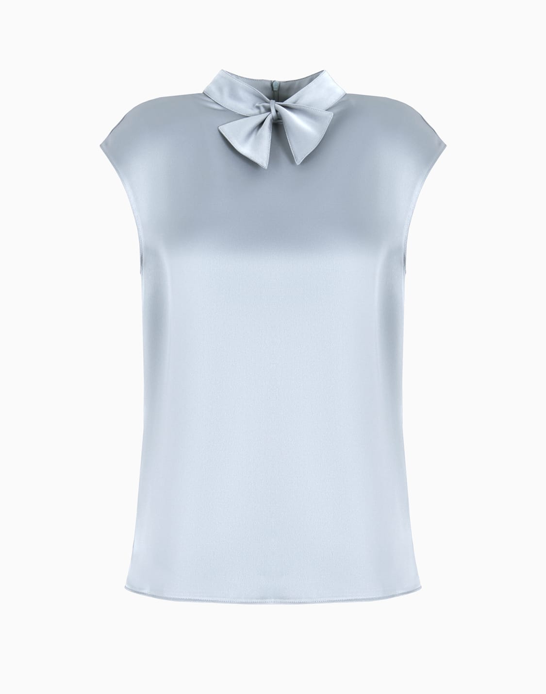 blusa-con-cuello-de-lazo-en-satn-celeste--emporio-armani