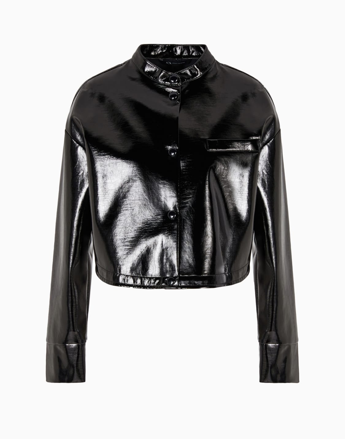 chaqueta-acolchada-de-charol-y-tejido-mate-negro--armani-exchange