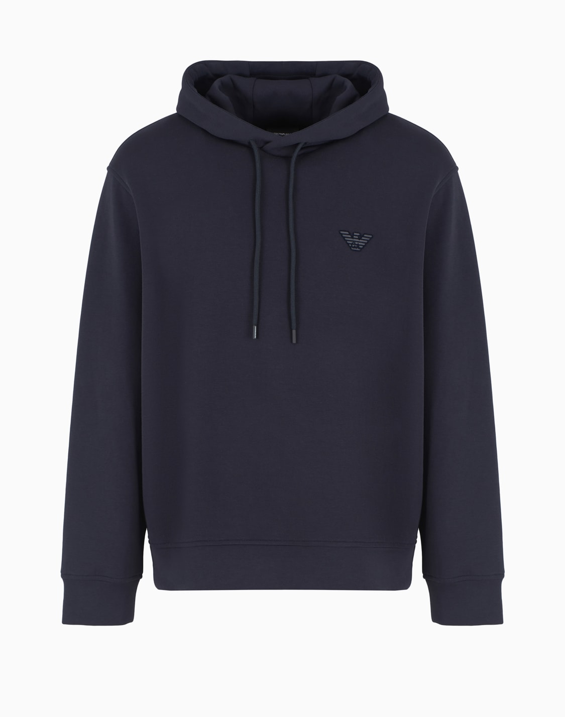 sweat-shirt-capuche-avec-logo-floqu-en-jersey-double-bleu-marine--emporio-armani
