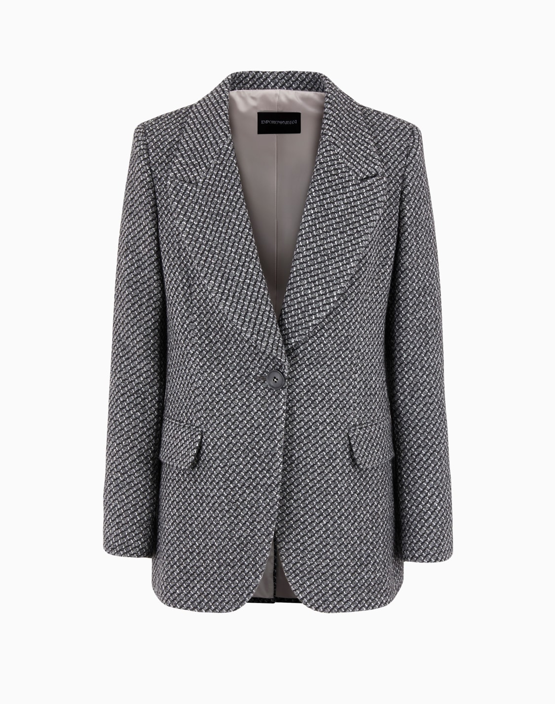 chaqueta-de-abotonadura-sencilla-en-punto-de-mezcla-de-lana-jaspeada-con-patrn-en-relieve-gris--emporio-armani