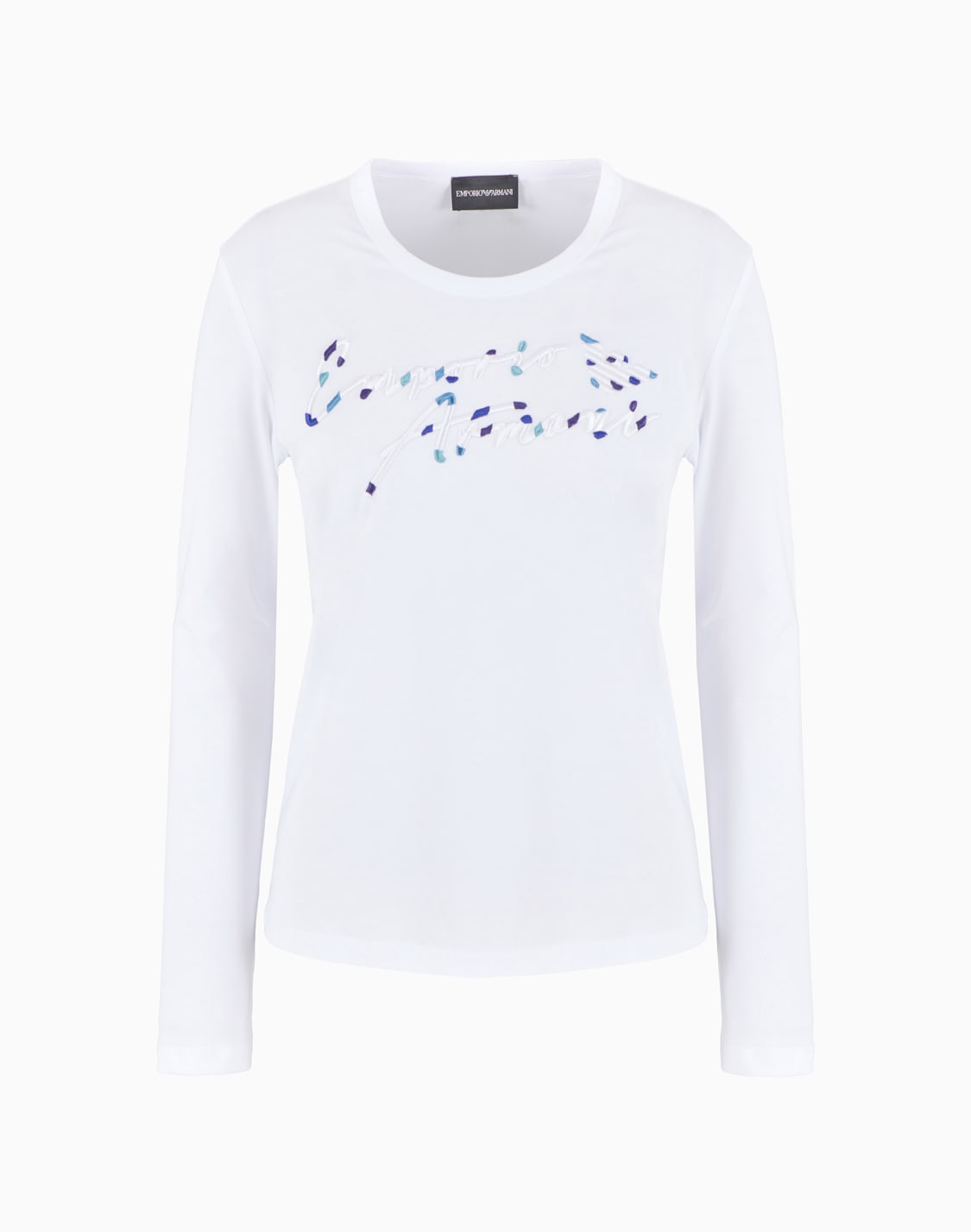 jersey-de-punto-supima-con-logotipo-de-la-firma-bordado-en-relieve-asv-blanco--emporio-armani