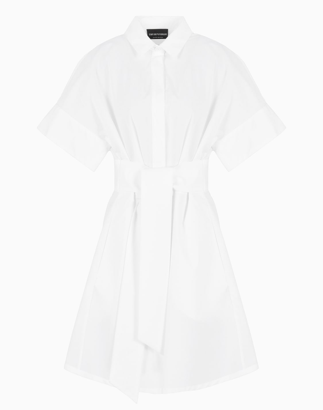 vestido-camisero-de-popelina-con-fajn-blanco--emporio-armani