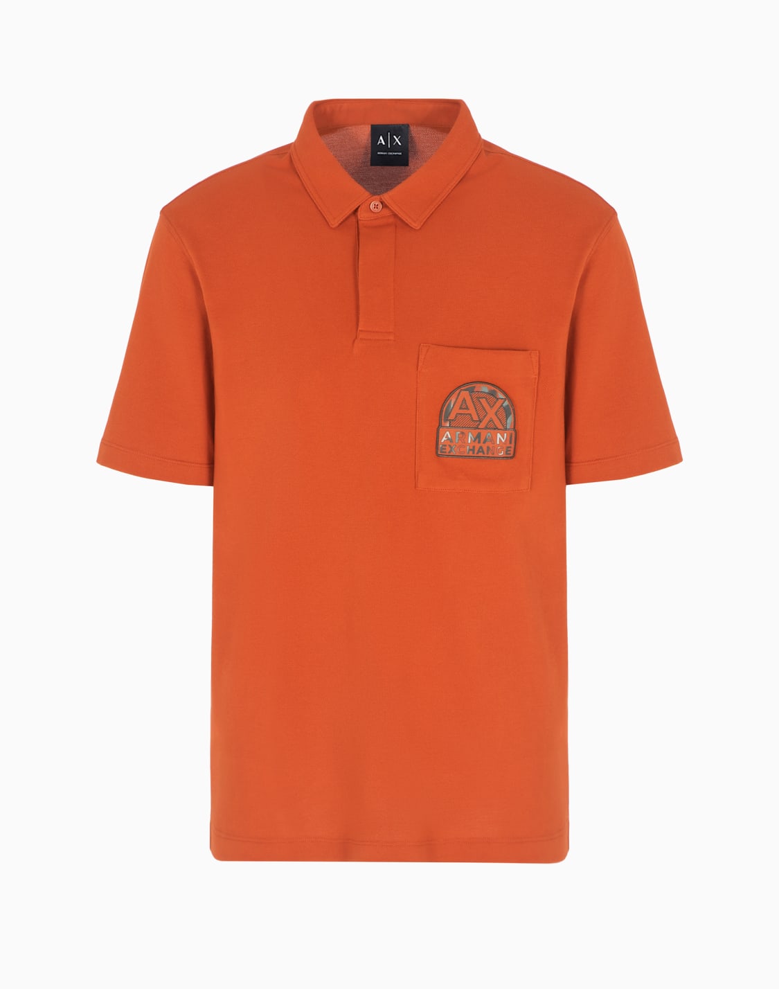 -organic-cotton-pique-polo-with-logo-patch-orange--armani-exchange