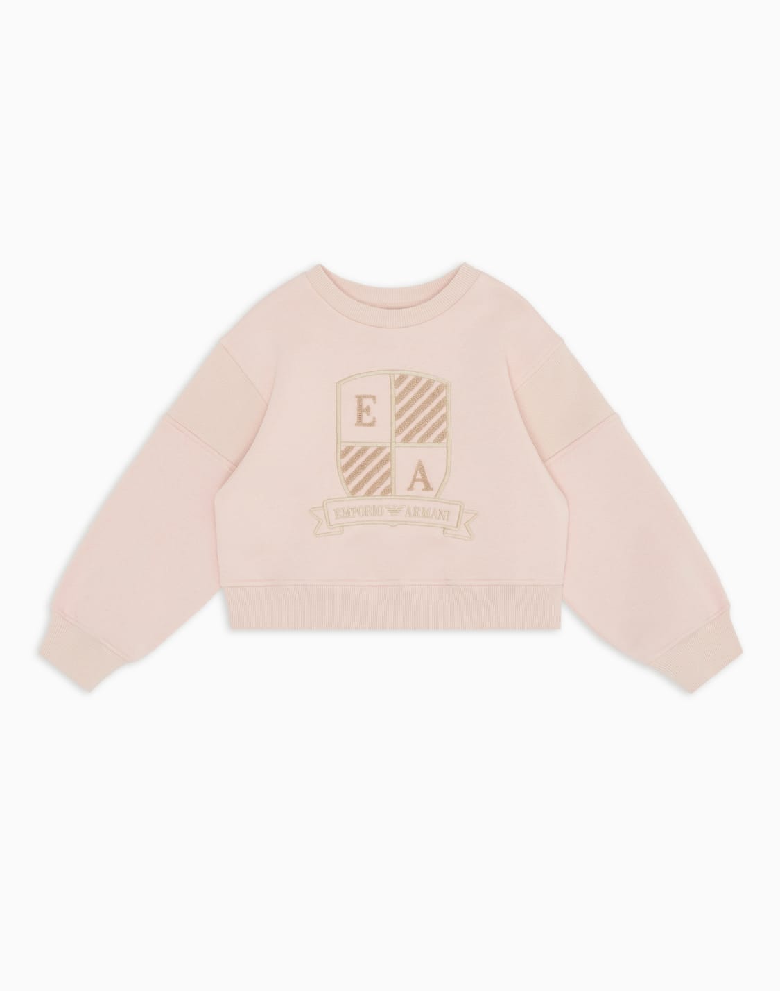 oversized-sweatshirt-in-jersey-with-oversized-logo-crest-pink--emporio-armani