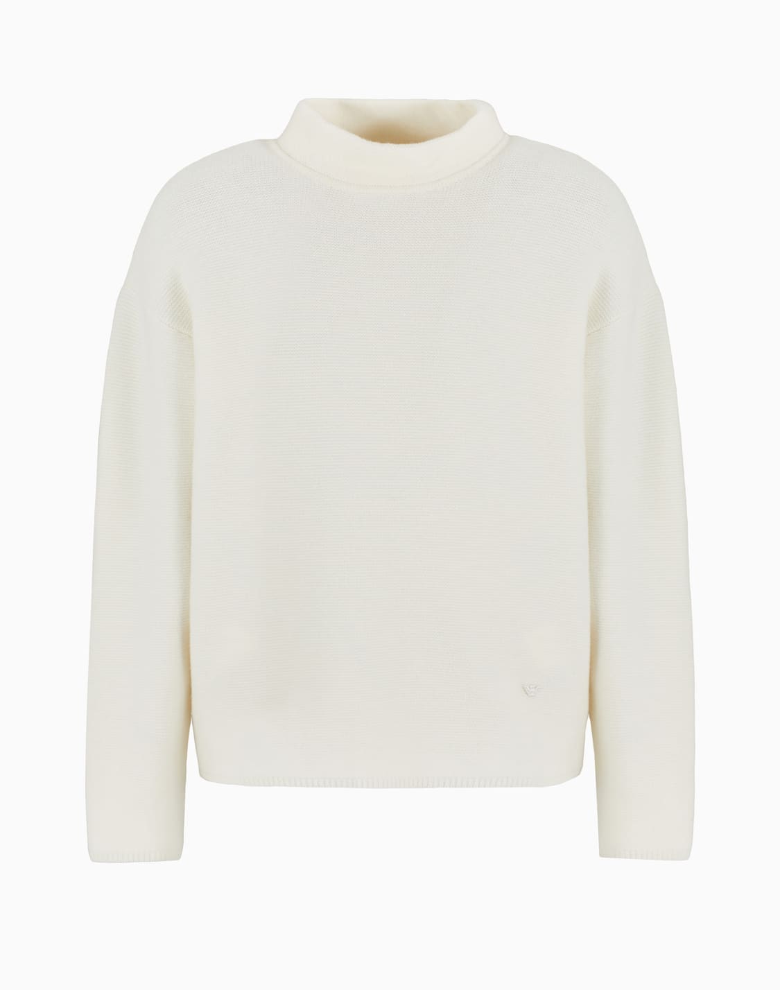 virgin-wool-mock-neck-jumper-in-a-links-stitch-motif-white--emporio-armani