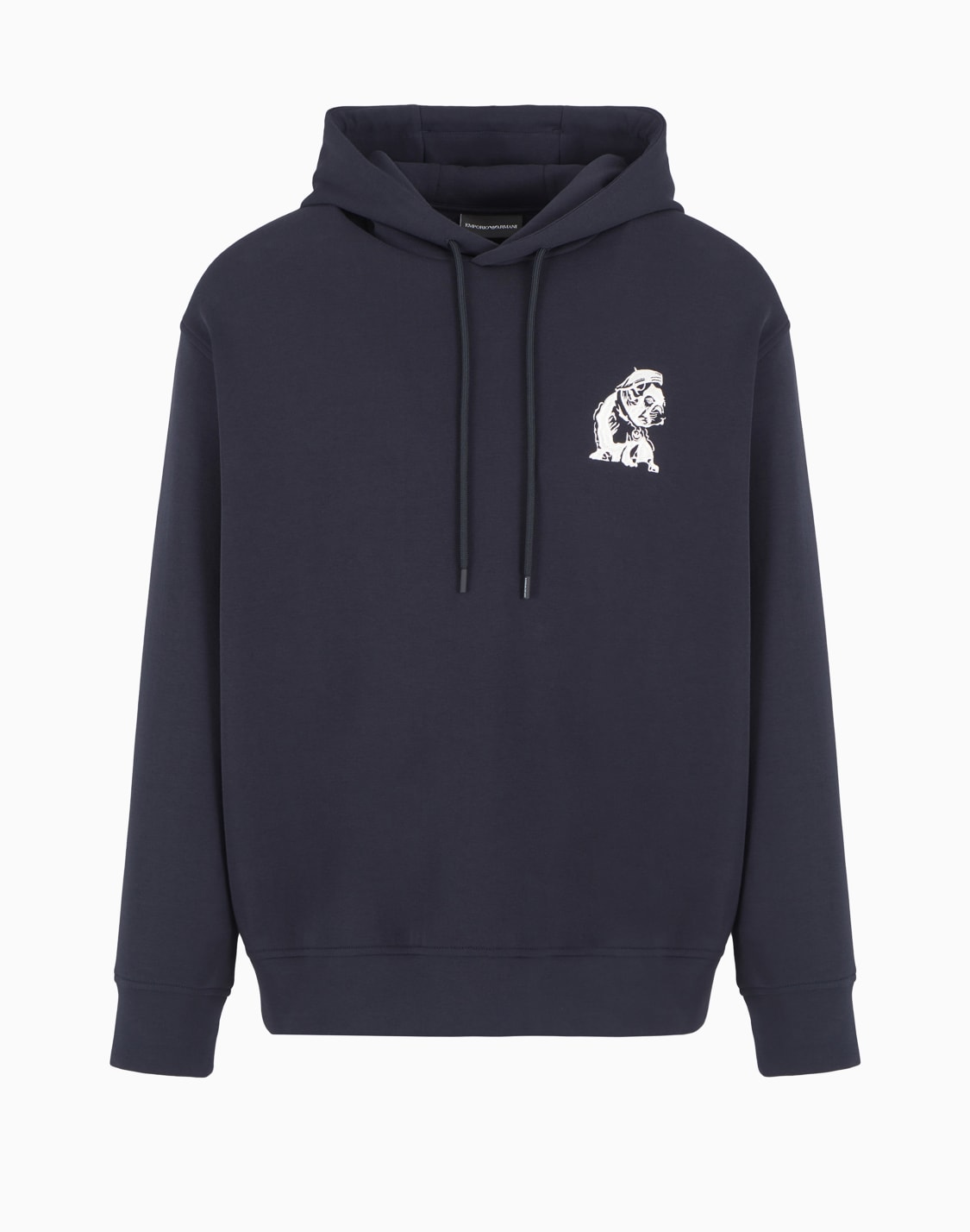 sweat-shirt-capuche-en-jersey-double-avec-broderie-bouledogue-franais-bleu-marine--emporio-armani