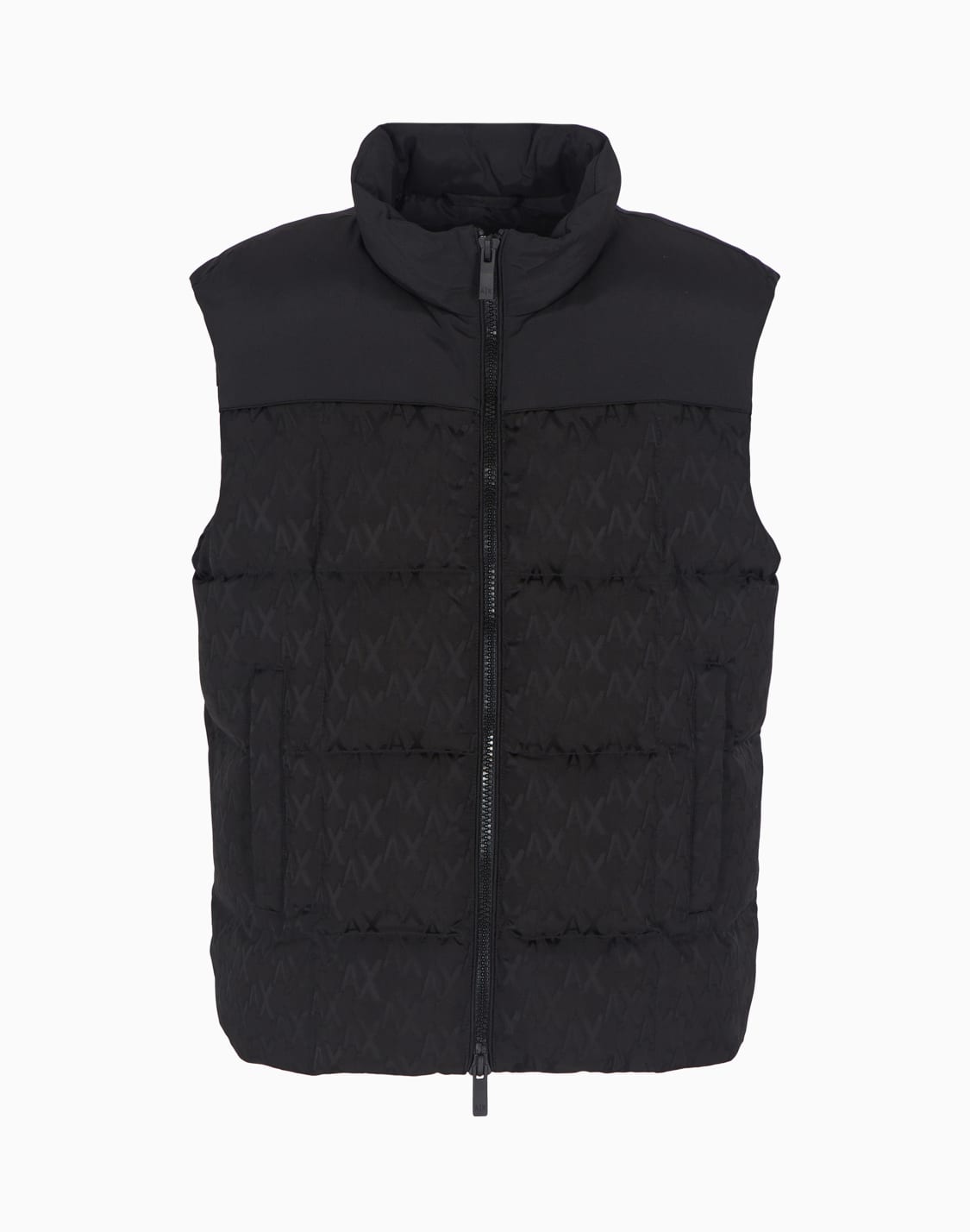 sleeveless-down-jacket-with-monogram-fabric-exterior-black--armani-exchange