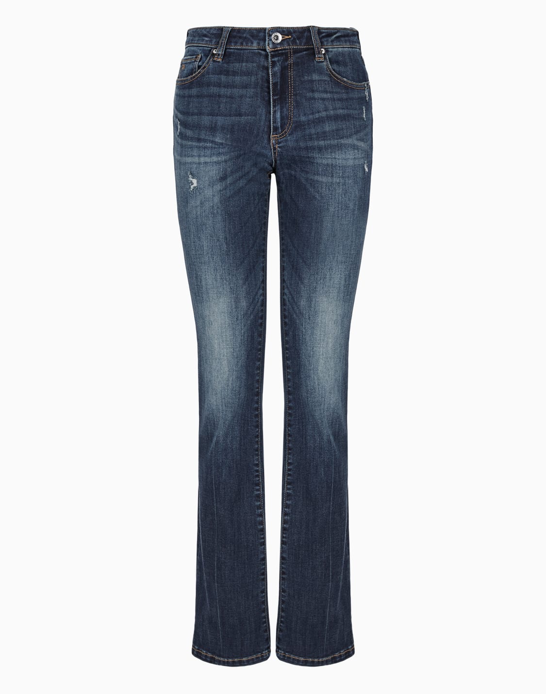 j65-flared-fit-jeans-in-satin-cotton-denim-blue--armani-exchange