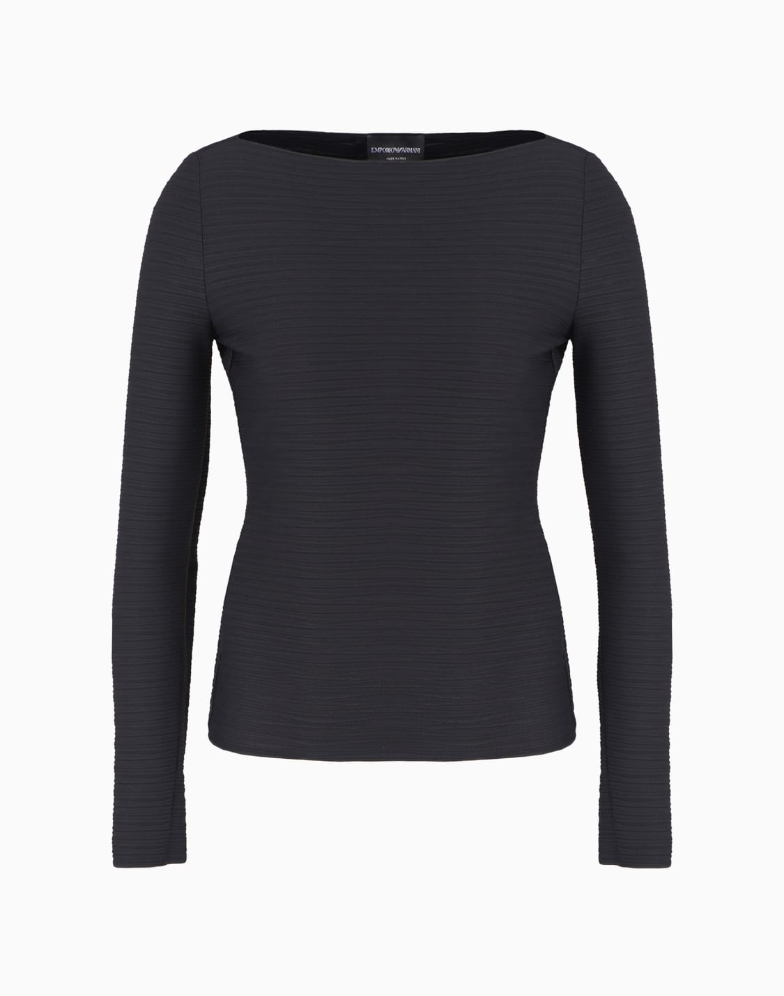 jersey-con-cuello-de-barco-en-punto-de-nailon-elstico-con-elaboracin-en-tejido-jacquard-negro--emporio-armani
