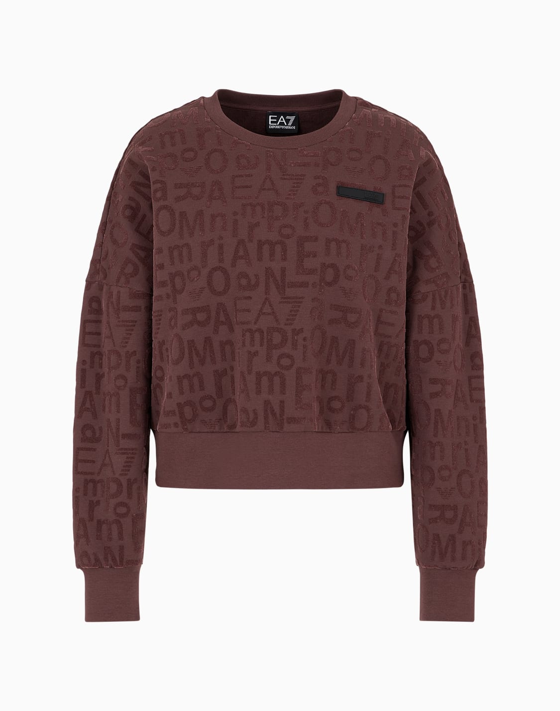 graphic-series-crew-neck-sweatshirt-in-stretch-modal-and-organic-cotton-brown--ea7