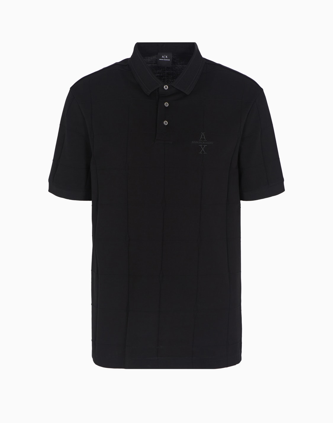 -mercerized-cotton-regular-fit-polo-black--armani-exchange
