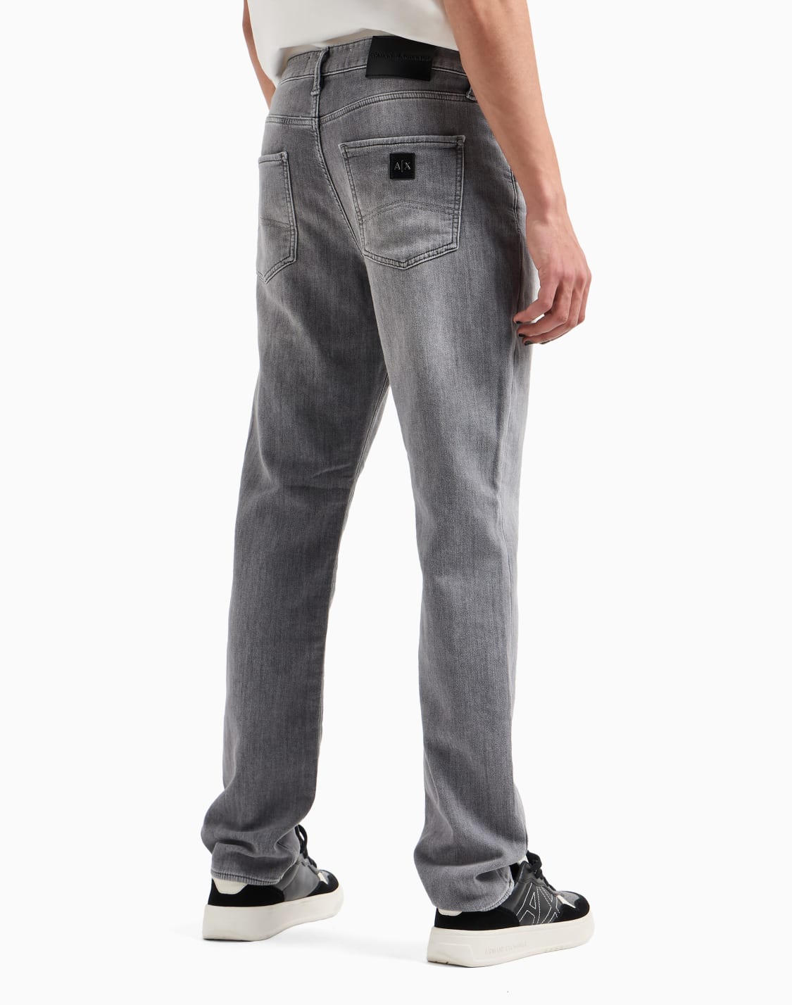 00s ARMANI EXCHANGE コットン ワイド パンツ 36 グレー 00s ARMANI EXCHANGE コットン ワイド パンツ 36 グレー