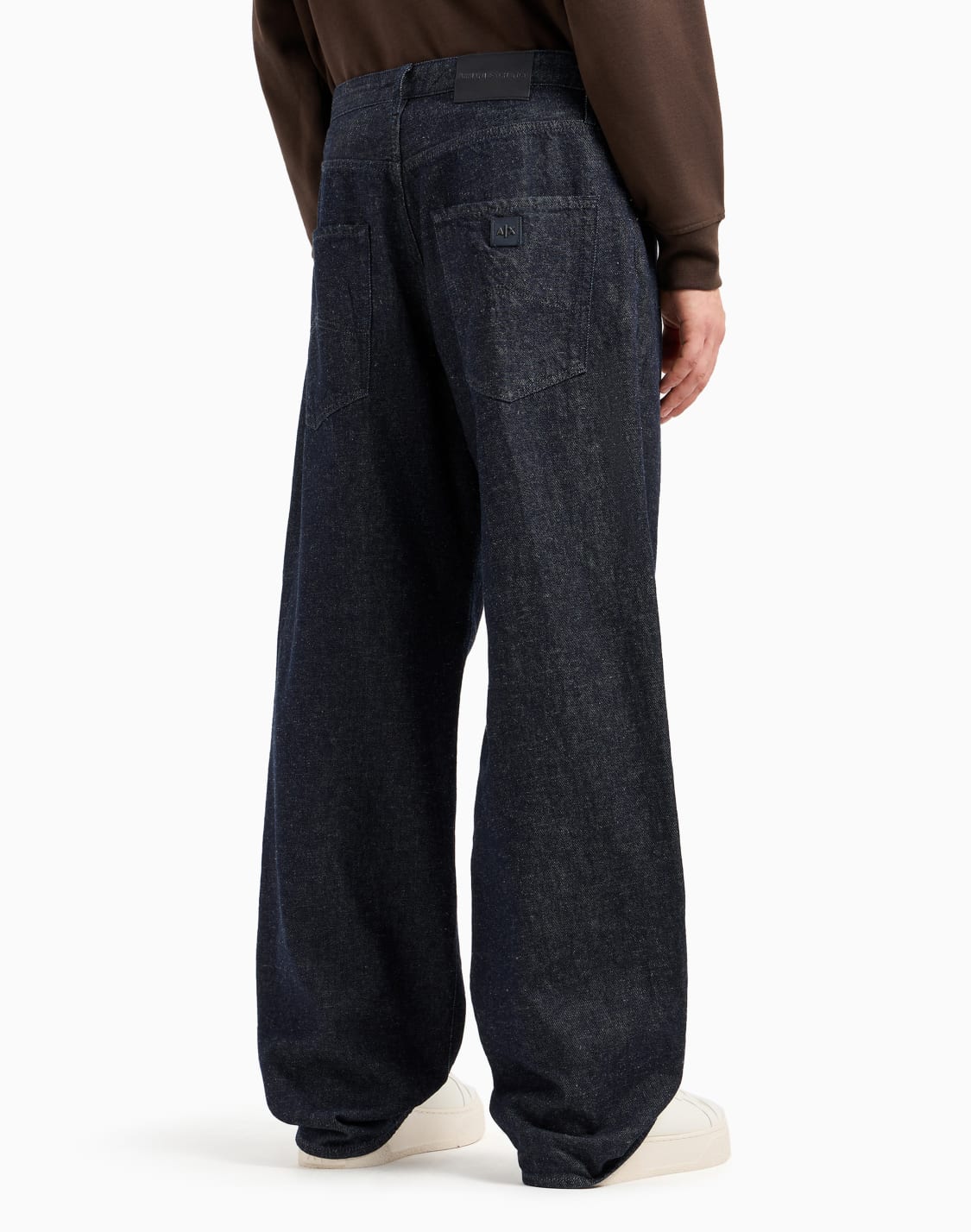Armani Exchange Blue Cotton Casual Pants