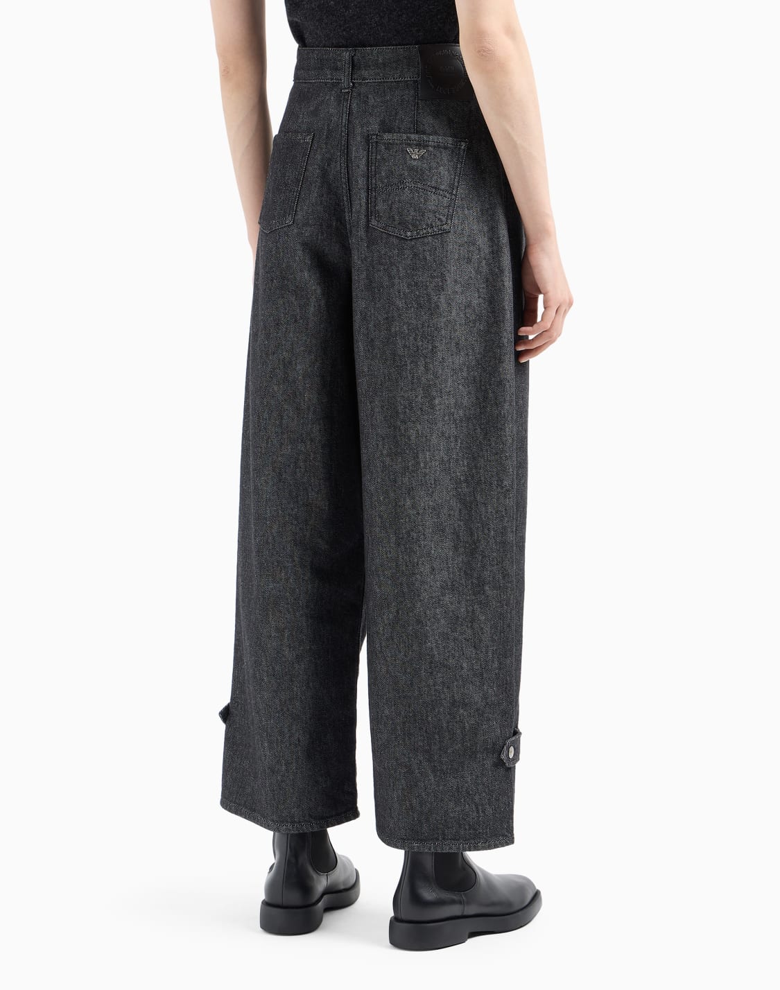 Emporio Armani Blue Washed High Waisted Skinny Women Denim Jeans