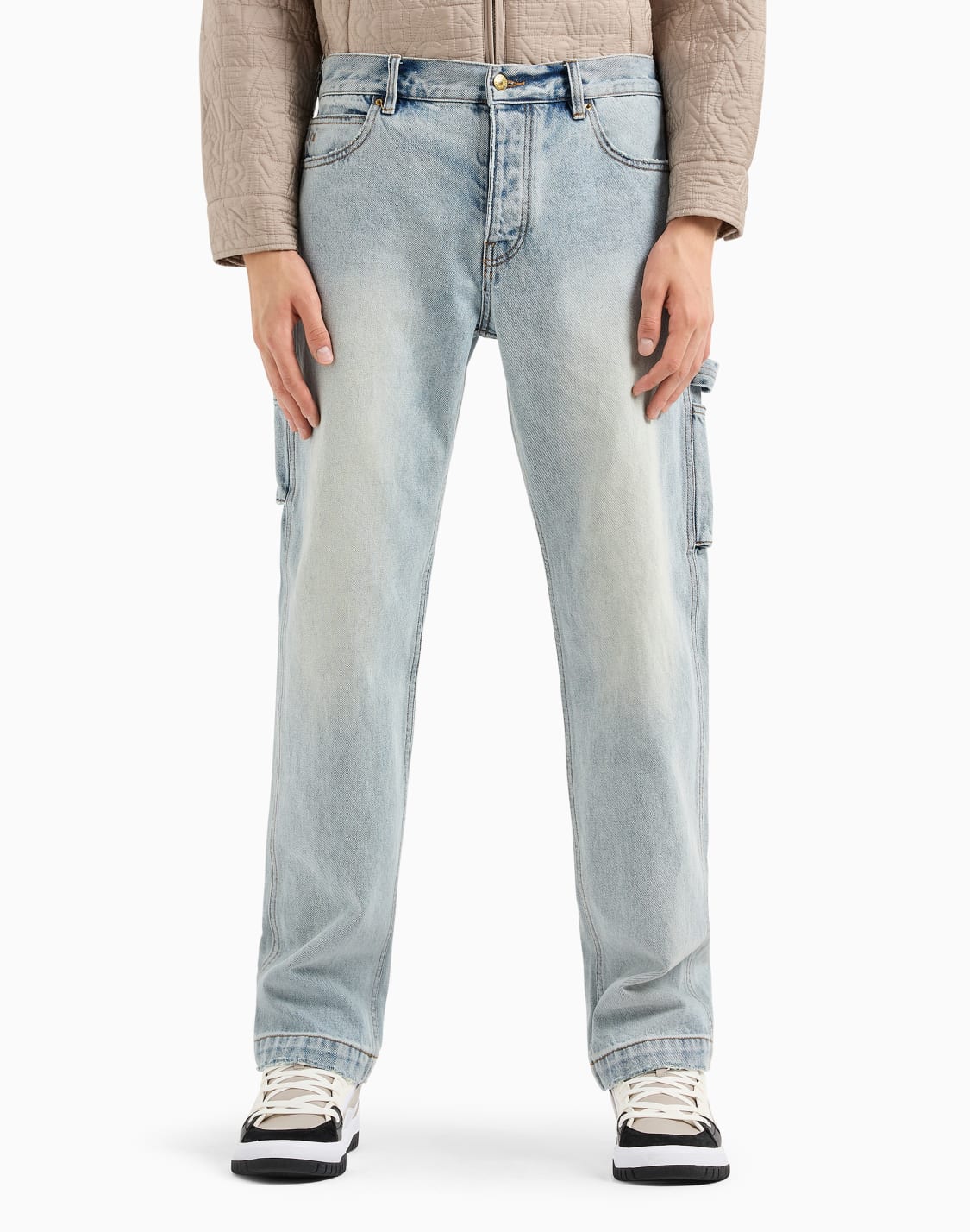 vaqueros-utilitarios-regulares-j18-con-bolsillos-en-algodn-azul--armani-exchange