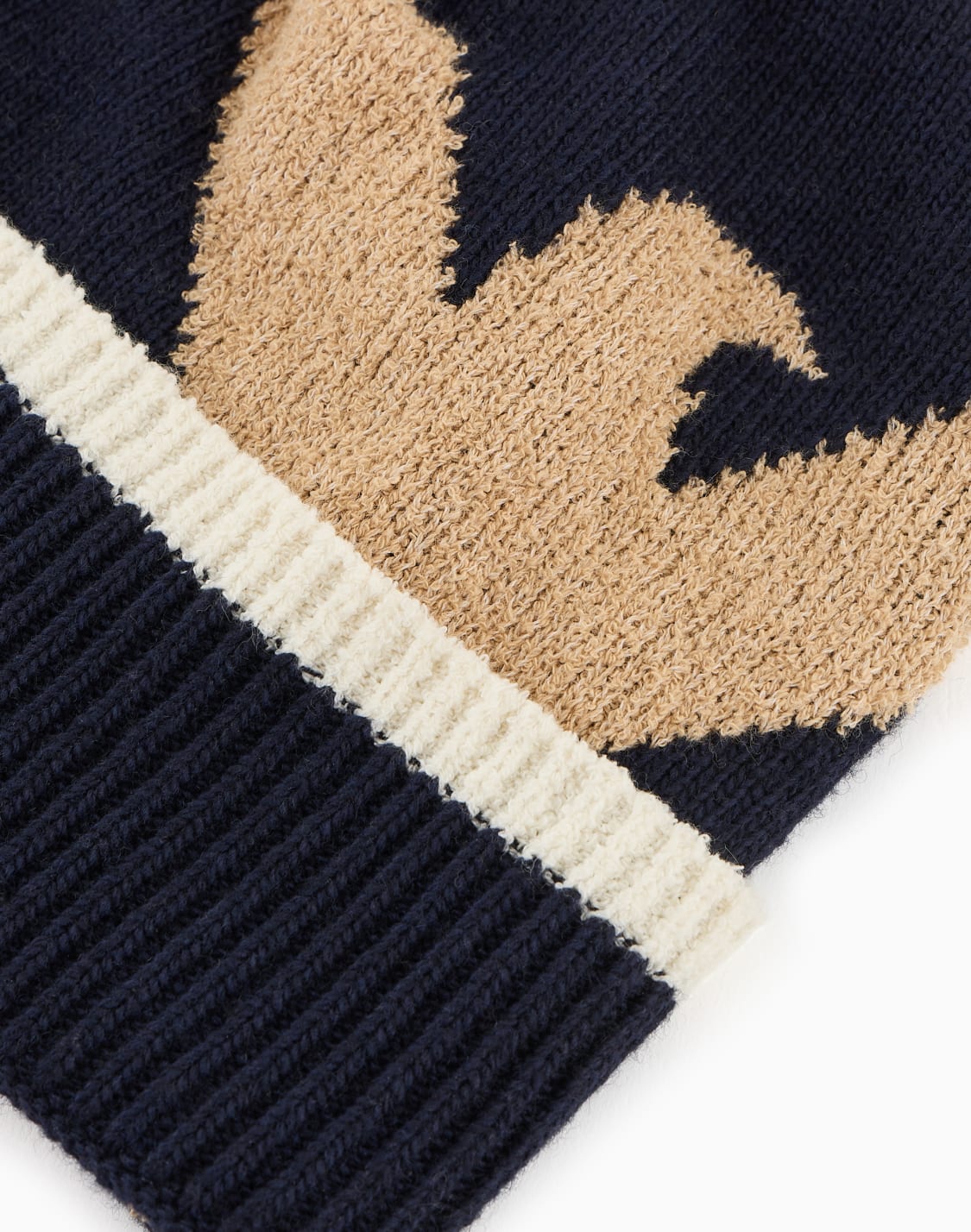 beanie-in-a-cotton-and-wool-blend-with-oversized-jacquard-logo-navy-blue--emporio-armani