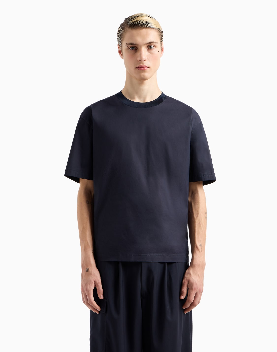 stretch-satin-shirting-t-shirt-navy-blue--emporio-armani