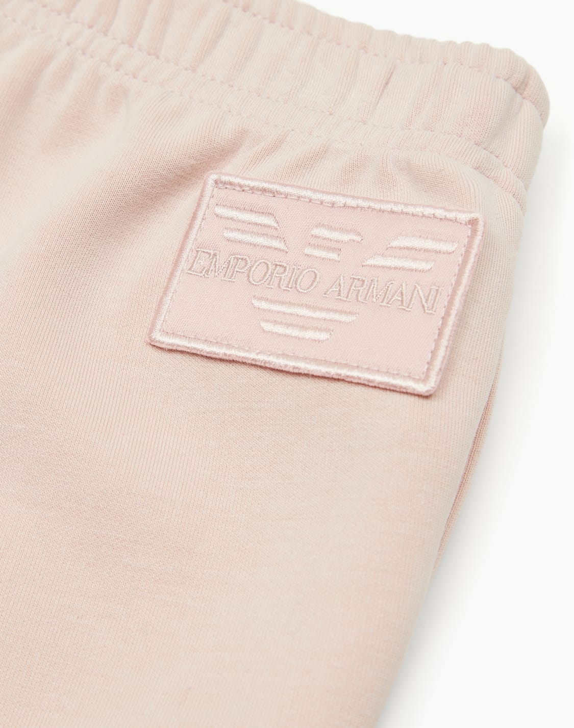 pantalon-taille-lastique-en-jersey-modal-rose--emporio-armani