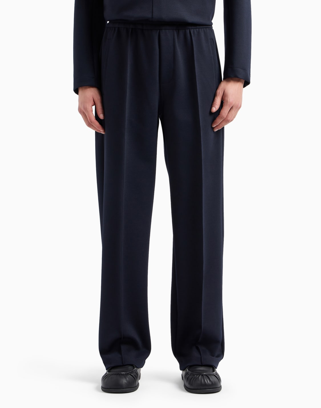 soft-wool-blend-cloth-trousers-with-ribs-and-elastic-waist-navy-blue--emporio-armani