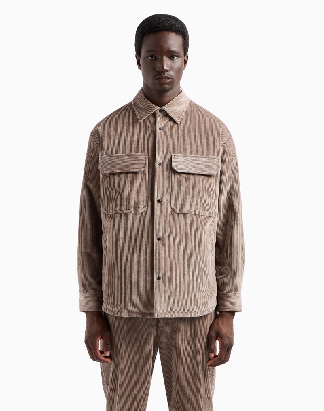 chaqueta-camisera-de-pana-beige--emporio-armani