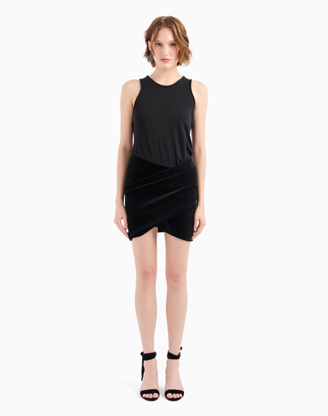 vestido-efecto-dos-piezas-en-punto-interlock-y-chenilla-negro--emporio-armani