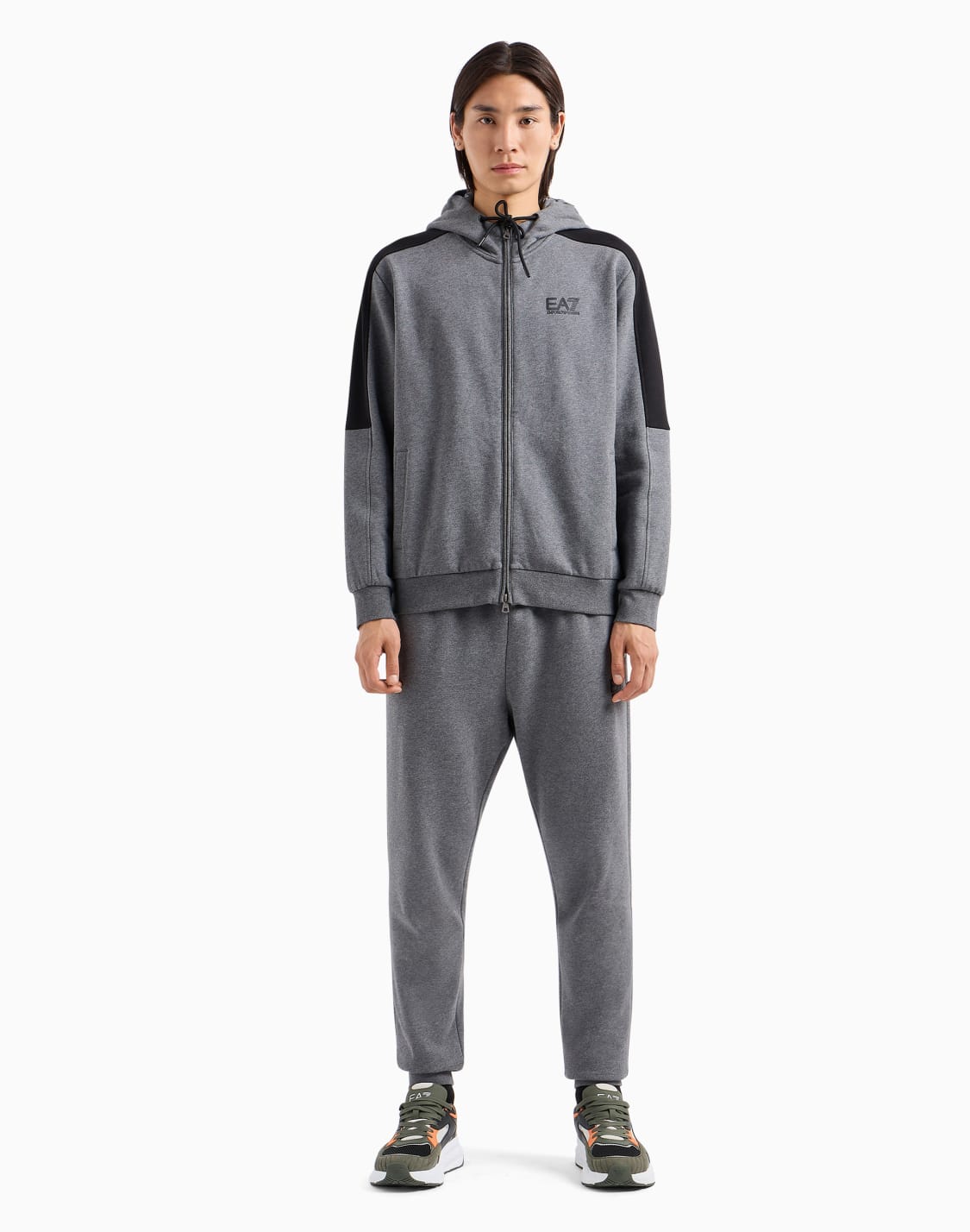 tuta-visibility-in-misto-cotone-grigio--ea7