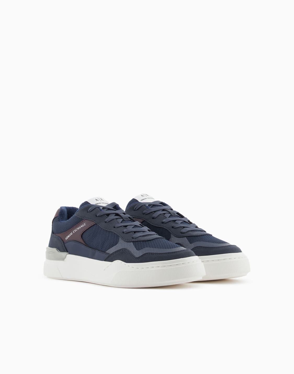 sneakers-with-laces-in-combined-material-blue--armani-exchange