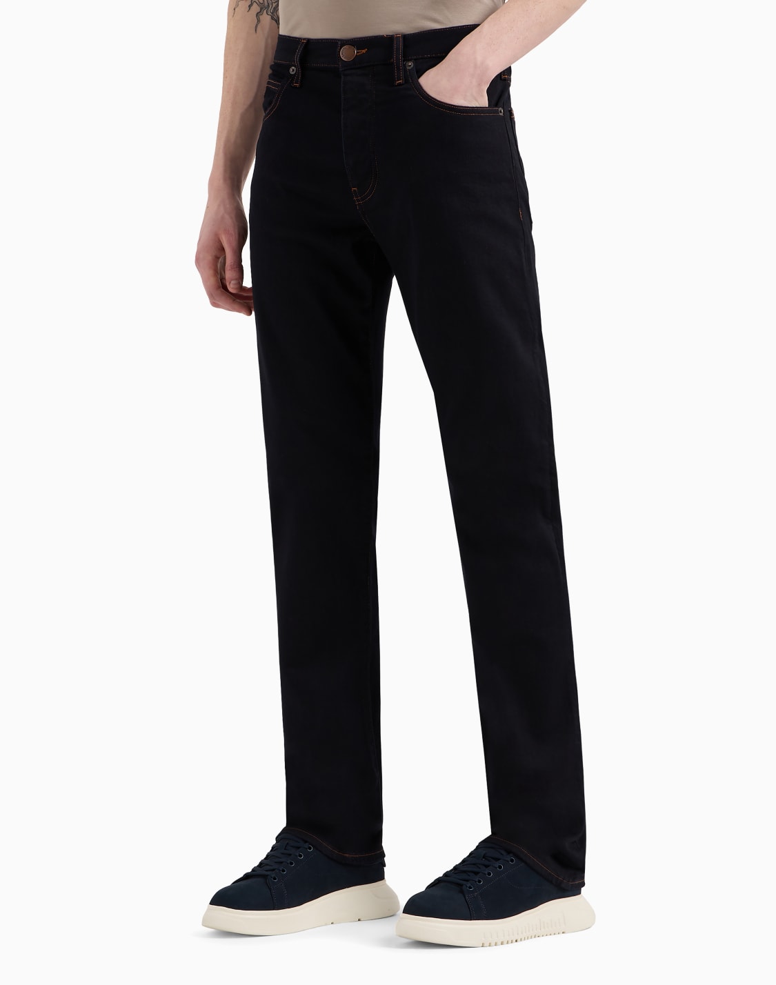 j21-regular-fit-washed-twill-105-oz-comfort-denim-jeans-blue--emporio-armani